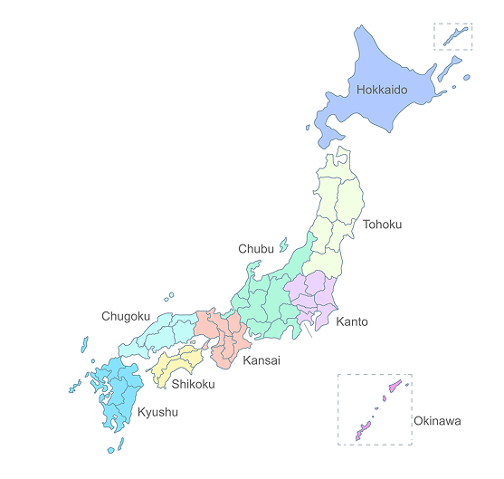 Map of Japan